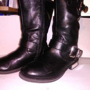 NICOLE "Rosie" Women's 7 1/2- BLACK BOOTS MID CALF